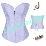 Corselet overbust (branco perolado)