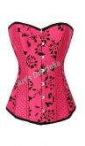 Corselet overbust (vermelho com preto)